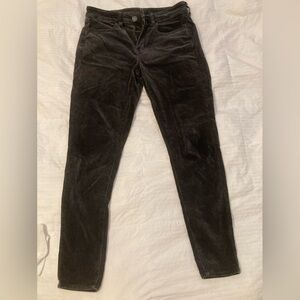 American Eagle dark blue corduroys size 8